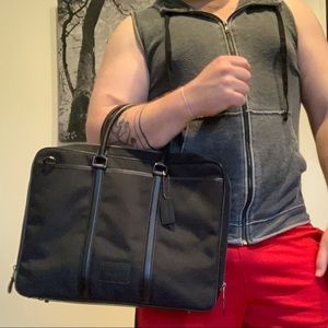Coach Slim Codura Metropolitan Brief